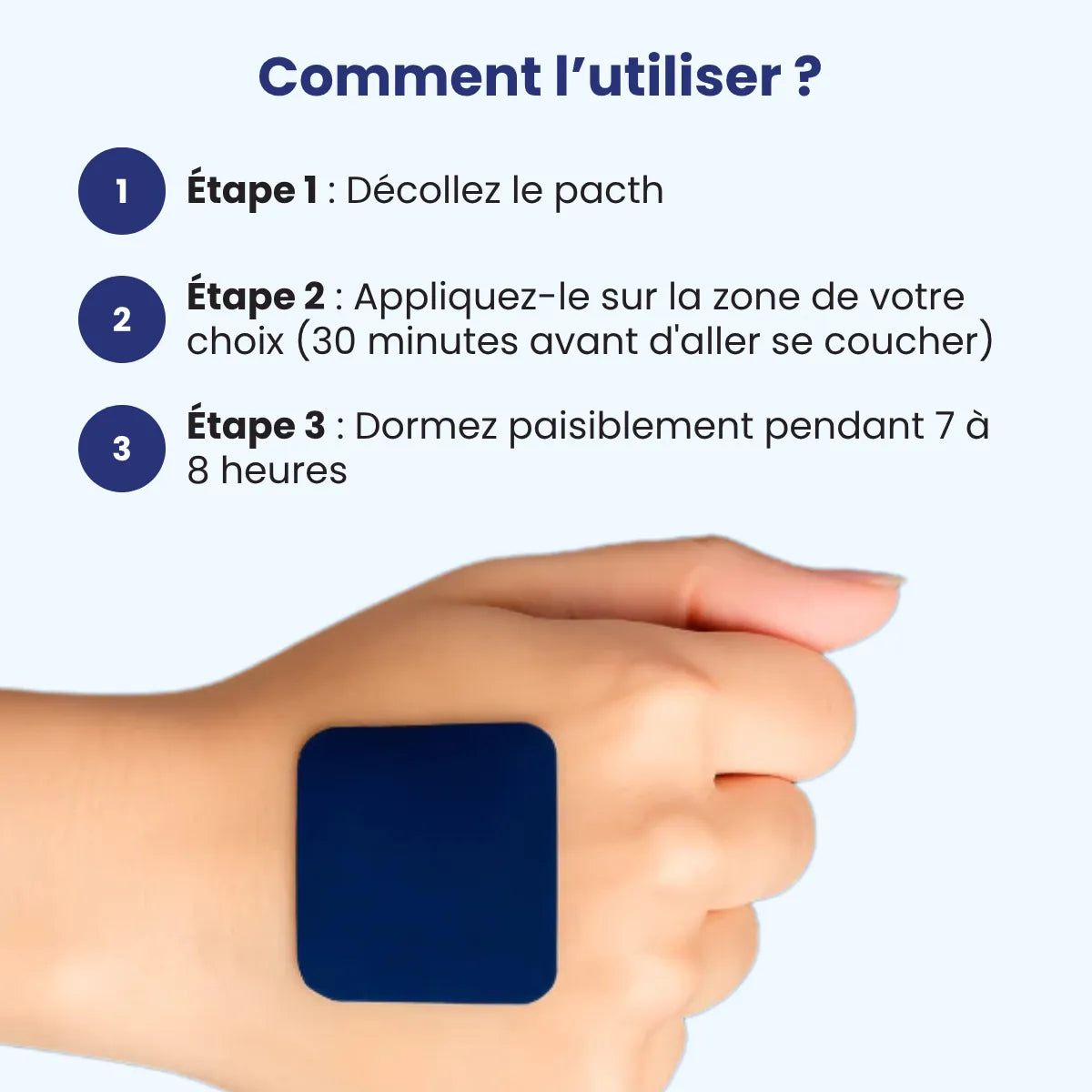 Patch sommeil - arrêt du tabac